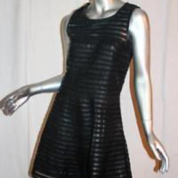 Parker Leather and Mesh Dress - Picture 11 of 11